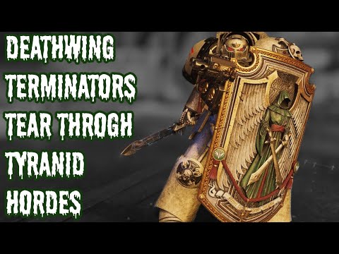 Unstoppable Deathwing Terminators Hold the Line! | Space Marine 2 Tyranid Battle