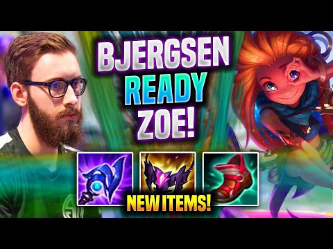 BJERGSEN IS READY TO PLAY ZOE NEW ITEMS! - TL Bjergsen Plays Zoe MID vs Aurelion Sol! |