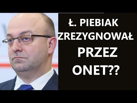 Łukasz Piebiak zrezygnował ze stanowiska wiceministra sprawiedliwości