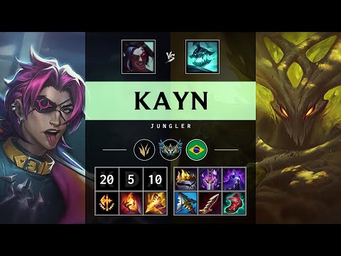 Kayn Jungle vs Hecarim - BR Challenger Patch 25.07