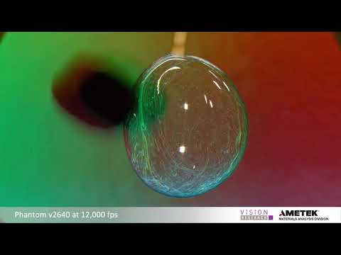 Phantom v2640 Ultrahigh-speed Camera - Schlieren Imaging