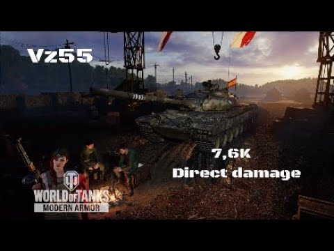 Vz55 in Overlord: 7,6K direct damage | World of Tanks | Wot console