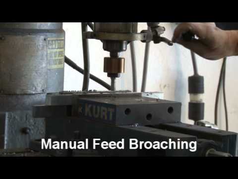 Rotary Broaching on a Bridgeport