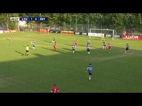 Noormeeste U15 UEFA sõprusturniir: Eesti - Leedu 0:4 (18.08.2022)