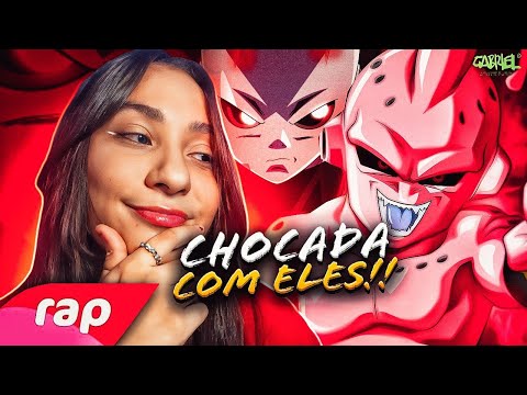 (COMO ASSIM??) 2 EM 1 7MZ - Rap do Jiren e Rap do Majin Boo (Dragon Ball) REACT