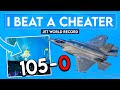 I beat the *IMPOSSIBLE* Jet World Record... - 105-0 in the F-35!