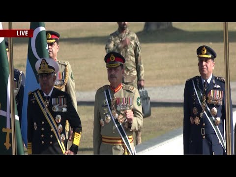 Field Marshal Asim Munir presented with Guard of Honour at GHQ