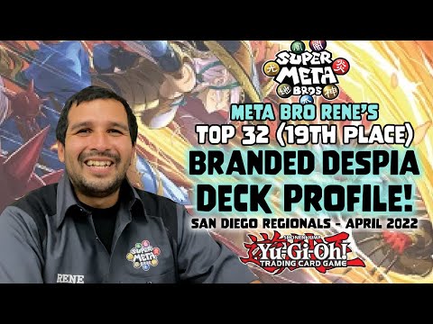 Yu-Gi-Oh! Rene Sandoval's TOP 32 (19th Place) Branded Despia Deck Profile!