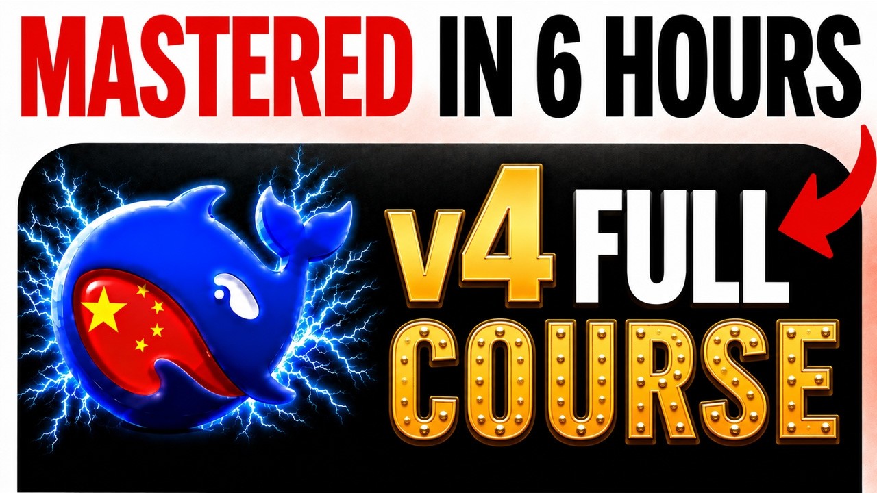 DeepSeek V4 FULL COURSE 6 HOURS (Build & Automate Anything)