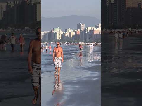 Manhã de Domingo na Praia Grande-SP