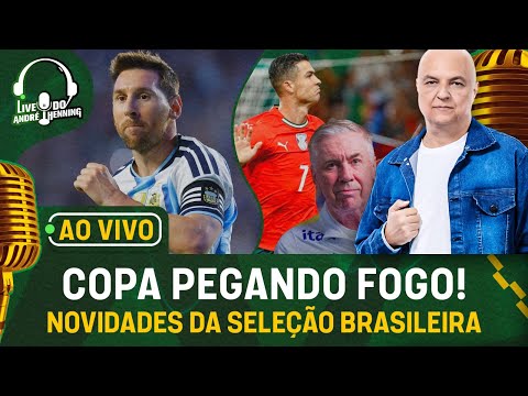 AO VIVO: TUDO DAS ESTREIAS DE ARGENTINA E FRANÇA; ANCELOTTI VAI MEXER?; NEYMAR JOGA?; CR7 EM CAMPO