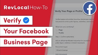 How To Verify Your Facebook Business Page