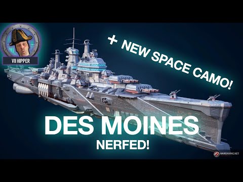 Des Moines - NERFED! (World of Warships: Legends Xbox Series X 4K)