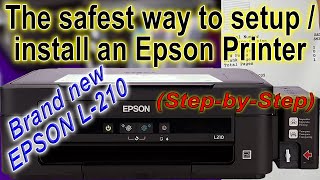 Unboxing  | Setup  | Install Epson L210 | Step by Step