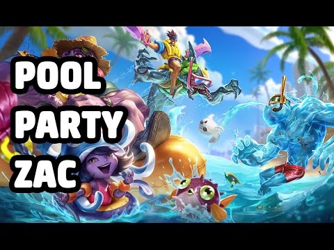 POOL PARTY ZAC SKIN SPOTLIGHT - LEAGUE OF LEGENDS