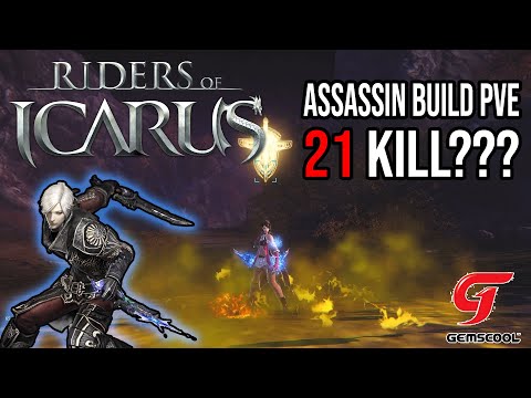 21 KILL?ASSASSIN BUILD PVE? EXARAHN BADLANDS WAR | ICARUS ONLINE INDONESIA