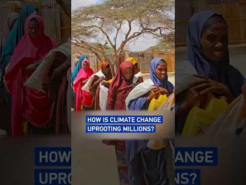 How is climate change uprooting millions?