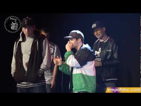 Ball-Zee vs. Slizzer 2012 Emperor of MiC Quarter Final Beatboxing