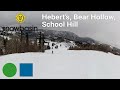 Snowbasin - Herbert's to Bear Hollow to School Hill to Littlecat