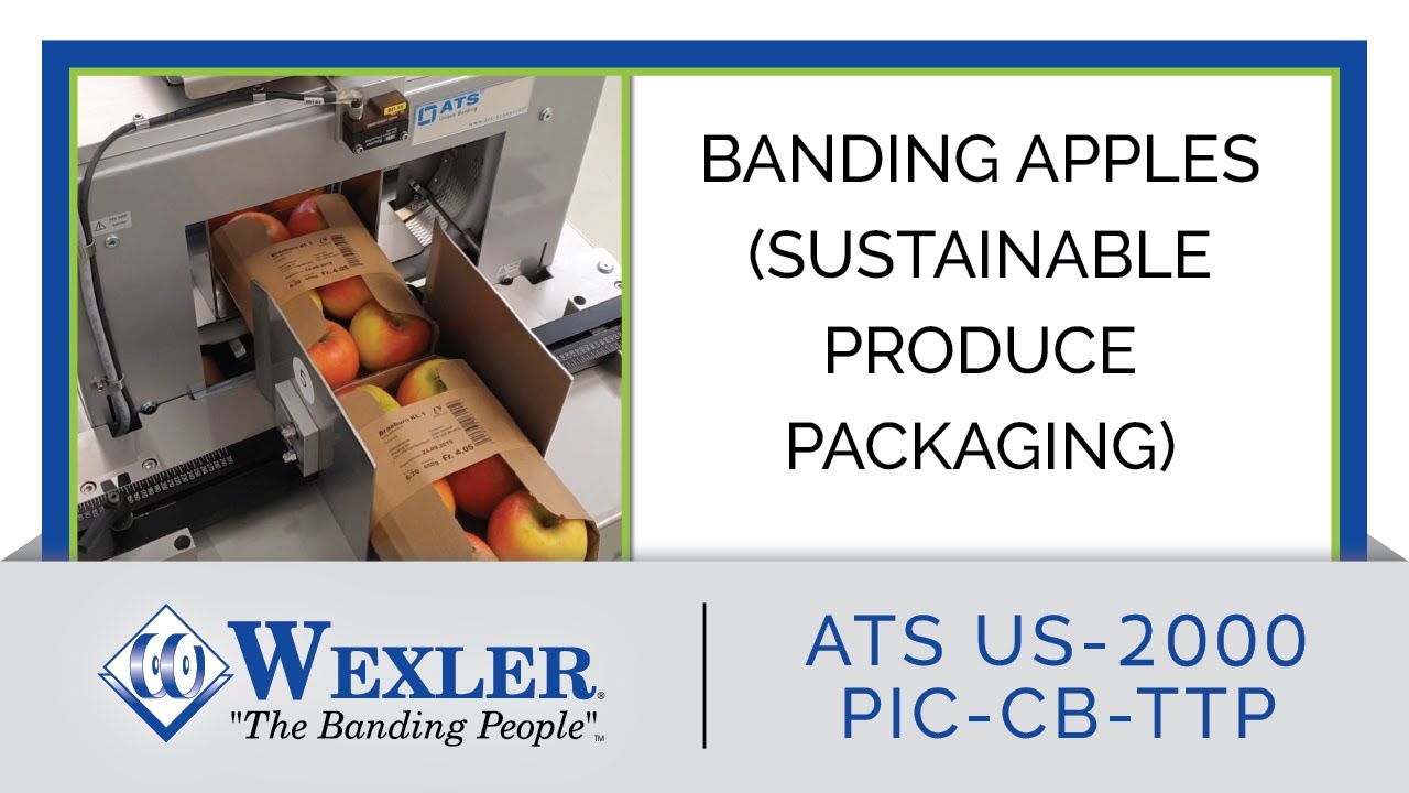 Banding Apples (Sustainable Produce Packaging)