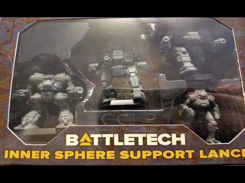 Battletech - INNER SPHERE Support Lance Unboxing