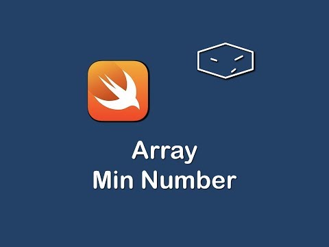 array min number in swift 3