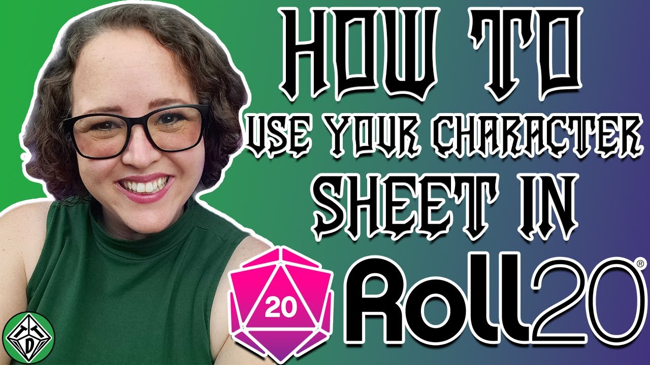 How to Use a Character Sheet in Roll20 | A Beginners Guide to D&D