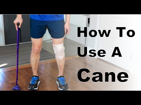 How to Use a Cane - On Floor and Stairs