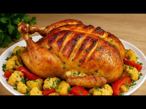 How to Make the Juiciest Roast Chicken Ever! This trick was taught bz Grandma!