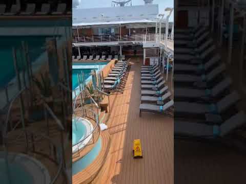 Silversea Silver Dawn Pool #luxurycruise #silversea #silvermuse