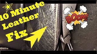 How To Fix NASTY Black LEATHER Seats in 10 Minutes 4 CHEAP