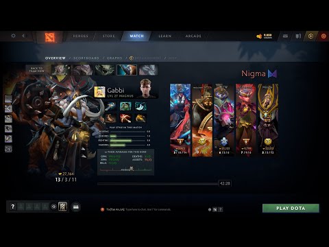 dota2core Gabbi Magnus - TNC vs Nigma - WEPLAY 2021