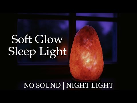 No Sound Night Light for Sleeping | Warm Glowing Salt Lamp | Deep Sleep