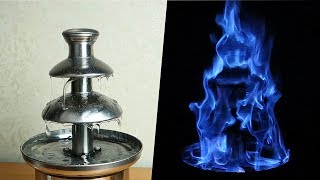 Огненный шоколадный фонтан из Антисептика для рук! 🔥