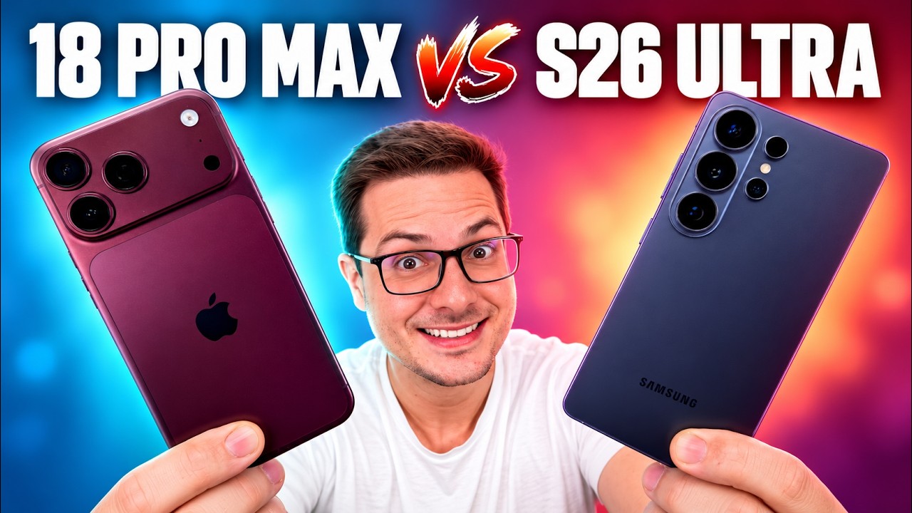 QUAL VALE MAIS A PENA? iPhone 18 Pro Max VS Galaxy S26 Ultra!