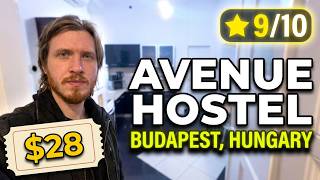 Inside Avenue Hostel in Budapest, Hungary  (a private room for $28)