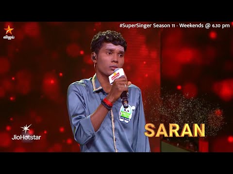 Glimpse of Ponnai Pola Aattha Song by #Saran ❤️| Super Singer Season 11 | Episode Promo