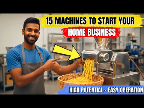 15 Small Manufacturing Machines to Start a Profitable Business from Home