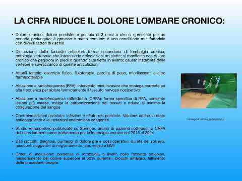Una buona notizia per chi soffre di lombalgia cronica