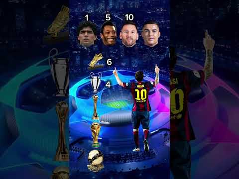 Comparer : Diego Maradona vs pelé vs Messi vs Ronaldo