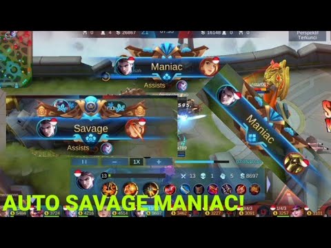 PAKE CARA RRQ XIN MAKE CLAUDE AUTO SAVAGE MANIAC 2X BOSS