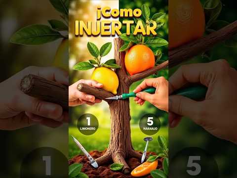 How to GRAFT a LEMON TREE onto an ORANGE TREE! Guide to