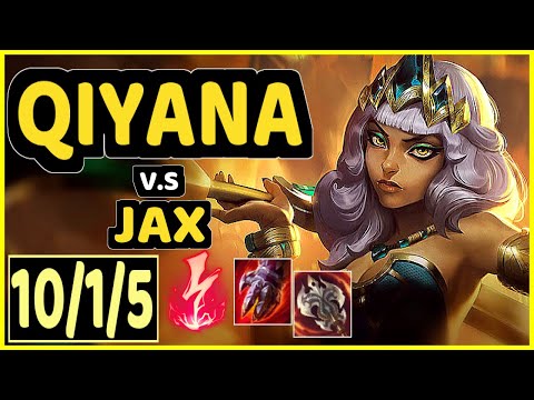 BIOPANTHER (QIYANA) vs JAX - 10/1/5 KDA TOP CHALLENGER GAMEPLAY - OC