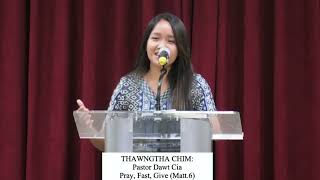 Download lagu Thawngthachim // Pastor Dawt Cia // Pray, Fast, Give .Matthai 6 mp3
