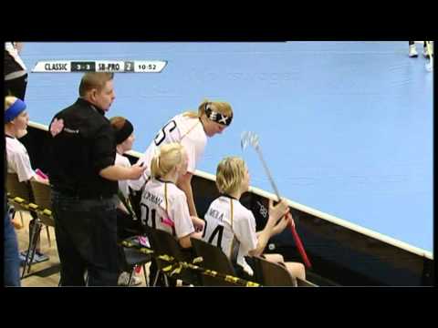 Maalikooste salibandyn Suomen Cupin naisten finaalista SB-Pro - Classic 21.1.2012