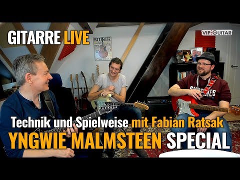 Gitarre Live: "Yngwie Malmsteen Special" Technik und Spielweise mit Fabian Ratsak