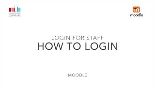 Login to Uni.lu Moodle - For Uni.lu Staff