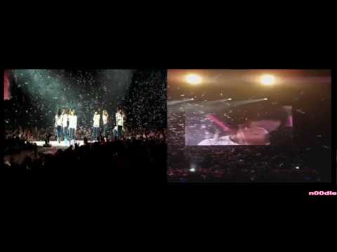 SNSD 1st Asia Tour Concert (Complete Eng Sub) 2 Fancam in 1 [091219] HD