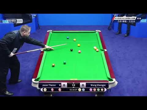 Jason Theron (SA) VS Wang Shengye - 2019 World Chinese Pool Masters Huanan Station