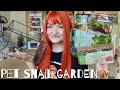 building a snail garden 🐌🍄
